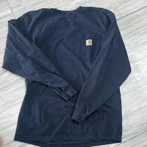 Carhartt Dark Blue Long Sleeve Tee